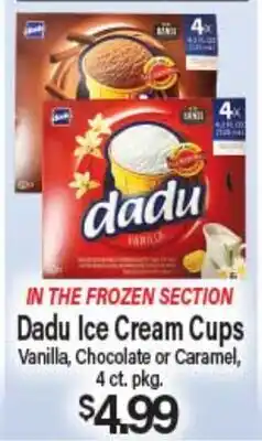 Angelo Caputo's Fresh Market Dadu Ice Cream Cups offer