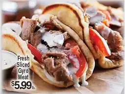 Angelo Caputo's Fresh Market Fresh Sliced Gyro Meat offer
