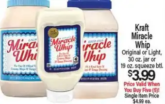 Angelo Caputo's Fresh Market Kraft Miracle Whip offer