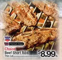 Angelo Caputo's Fresh Market Choice Beef Short Ribs offer
