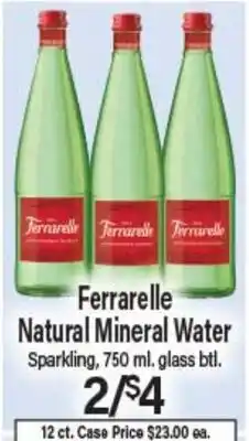 Angelo Caputo's Fresh Market Ferrarelle Natural Mineral Water offer