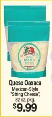 Angelo Caputo's Fresh Market Queso Oaxaca Mexican-Style String Cheese offer