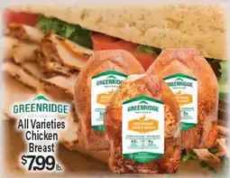 Angelo Caputo's Fresh Market GREENRIDGE All Varieties Chicken Breast offer