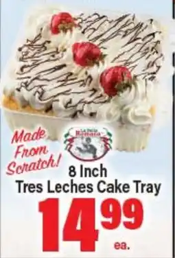 Angelo Caputo's Fresh Market 8 Inch Tres Leches Cake Tray offer