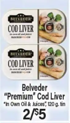 Angelo Caputo's Fresh Market Belveder Premium Cod Liver offer