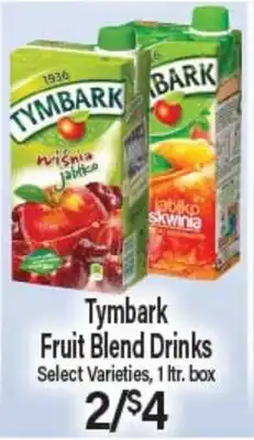 Angelo Caputo's Fresh Market Tymbark Fruit Blend Drinks offer