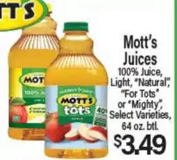 Angelo Caputo's Fresh Market Mott's Juices offer