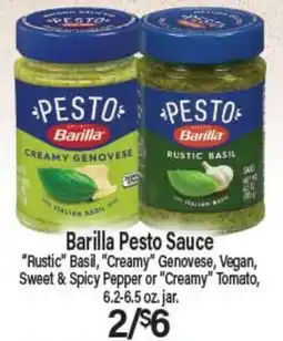 Angelo Caputo's Fresh Market Barilla Pesto Sauce offer