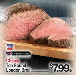 Angelo Caputo's Fresh Market Choice Top Round London Broil offer
