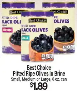 Angelo Caputo's Fresh Market Best Choice Pitted Ripe Olives In Brine offer