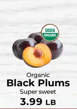 Sunset Foods Organic Black Plums offer