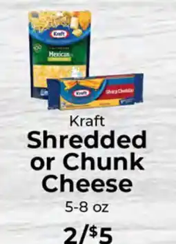 Sunset Foods Kraft Shredded or Chunk Cheese offer