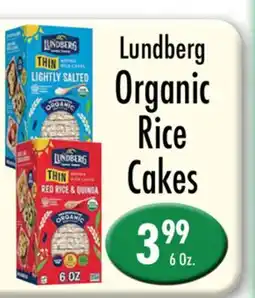 Garden Fresh Market Lundberg Organic Rice Cakes offer