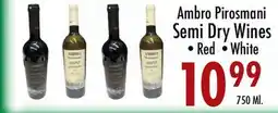 Garden Fresh Market Ambro Pirosmani Semi Dry Wines offer