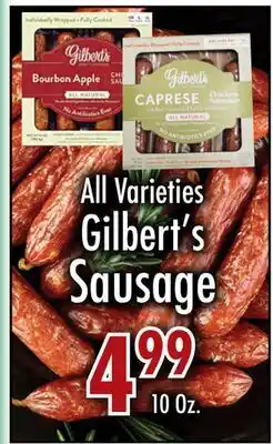Garden Fresh Market All Varieties Gilbert's Sausage offer