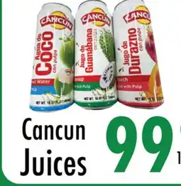 Garden Fresh Market Cancun Juices offer
