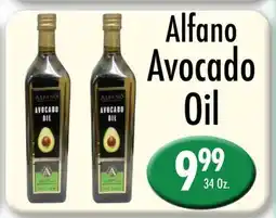 Garden Fresh Market Alfano Avocado Oil offer