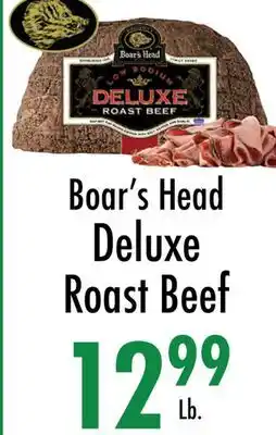 Garden Fresh Market Boar's Head Deluxe Roast Beef offer