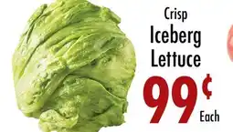 Garden Fresh Market Crisp Iceberg Lettuce offer