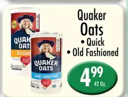 Garden Fresh Market Quaker Oats offer
