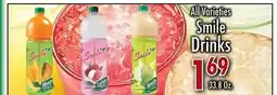 Garden Fresh Market Smile Drinks offer