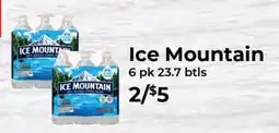 Sunset Foods Ice Mountain offer