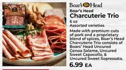 Sunset Foods Boar's Head Charcuterie Trio offer