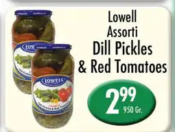 Garden Fresh Market Lowell Assorti Dill Pickles & Red Tomatoes offer