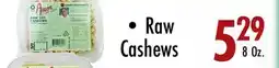 Garden Fresh Market • Raw Cashews offer
