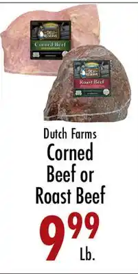 Garden Fresh Market Dutch Farms Corned Beef or Roast Beef offer