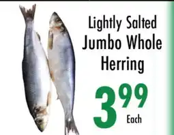 Garden Fresh Market Lightly Salted Jumbo Whole Herring offer