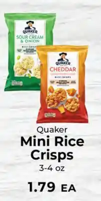 Sunset Foods Quaker Mini Rice Crisps offer