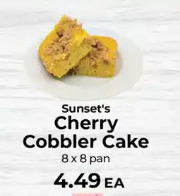 Sunset Foods Sunset's Cherry Cobbler Cake offer