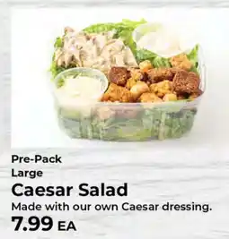 Sunset Foods Pre-Pack Large Caesar Salad offer