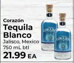 Sunset Foods Corazón Tequila Blanco offer