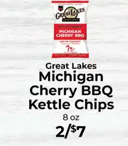 Sunset Foods Great Lakes Michigan Cherry BBQ Kettle Chips offer
