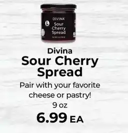 Sunset Foods Divina Sour Cherry Spread offer