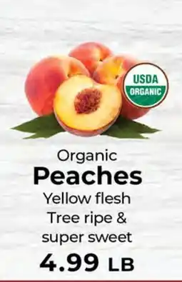 Sunset Foods Organic Peaches offer