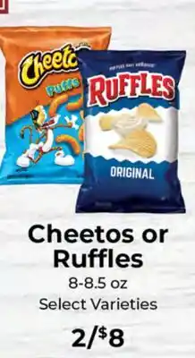 Sunset Foods Cheetos or Ruffles offer