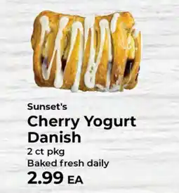 Sunset Foods Sunset's Cherry Yogurt Danish offer