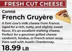 Sunset Foods French Gruyère offer