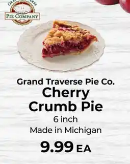 Sunset Foods Grand Traverse Pie Co. Cherry Crumb Pie offer