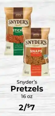 Sunset Foods Snyder's Pretzels offer