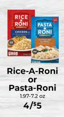 Sunset Foods Rice-A-Roni or Pasta-Roni offer