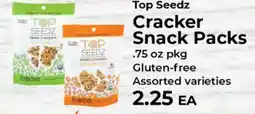 Sunset Foods Top Seedz Cracker Snack Packs offer