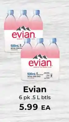 Sunset Foods Evian offer