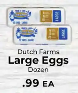 Sunset Foods Dutch Farms Large Eggs offer