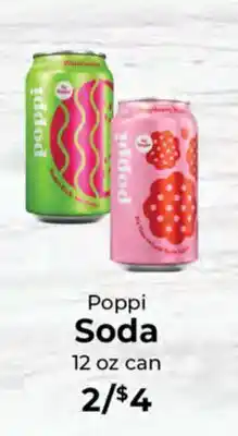 Sunset Foods Poppi Soda offer