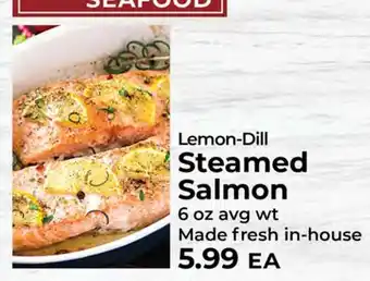 Sunset Foods Lemon-Dill Steamed Salmon offer