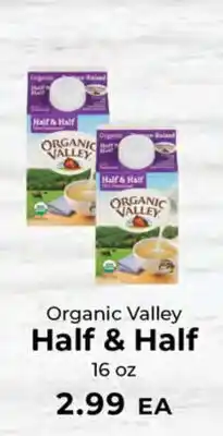 Sunset Foods Organic Valley Half & Half offer